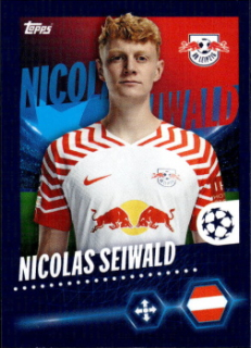 Nicolas Seiwald RB Leipzig samolepka Topps UEFA Champions League 2023/24 #378