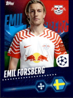 Emil Forsberg RB Leipzig samolepka Topps UEFA Champions League 2023/24 #382