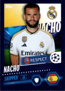 Nacho Real Madrid samolepka Topps UEFA Champions League 2023/24 #414