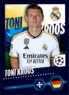 Toni Kroos Real Madrid samolepka Topps UEFA Champions League 2023/24 #416
