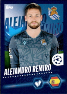 Alejandro Remiro Real Sociedad samolepka Topps UEFA Champions League 2023/24 #428