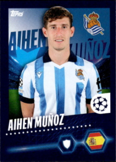 Aihen Munoz Real Sociedad samolepka Topps UEFA Champions League 2023/24 #431