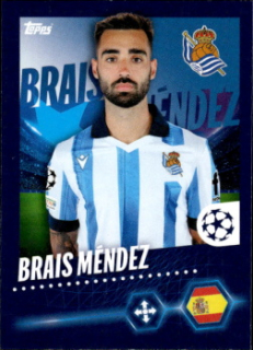 Brais Mendez Real Sociedad samolepka Topps UEFA Champions League 2023/24 #438