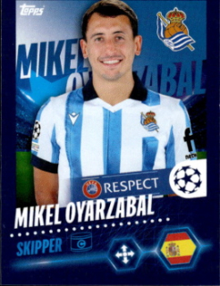 Mikel Oyarzabal Real Sociedad samolepka Topps UEFA Champions League 2023/24 #439