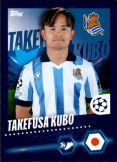 Takefusa Kubo Real Sociedad samolepka Topps UEFA Champions League 2023/24 #443