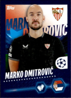 Marko Dmitrovic Sevilla FC samolepka Topps UEFA Champions League 2023/24 #447
