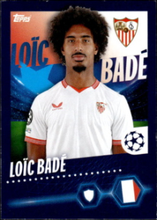 Loic Bade Sevilla FC samolepka Topps UEFA Champions League 2023/24 #451