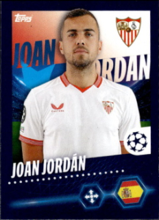 Joan Jordan Sevilla FC samolepka Topps UEFA Champions League 2023/24 #456