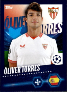 Oliver Torres Sevilla FC samolepka Topps UEFA Champions League 2023/24 #457