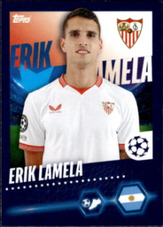 Erik Lamela Sevilla FC samolepka Topps UEFA Champions League 2023/24 #462