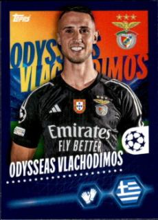 Odysseas Vlachodimod SL Benfica samolepka Topps UEFA Champions League 2023/24 #466