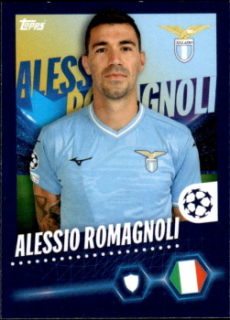 Alessio Romagnoli Lazio Roma samolepka Topps UEFA Champions League 2023/24 #486