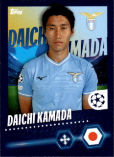 Daichi Kamada Lazio Roma samolepka Topps UEFA Champions League 2023/24 #492