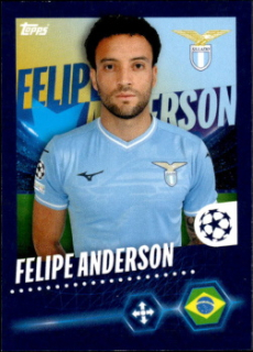Felipe Anderson Lazio Roma samolepka Topps UEFA Champions League 2023/24 #493