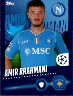 Amir Rrahmani SSC Napoli samolepka Topps UEFA Champions League 2023/24 #508