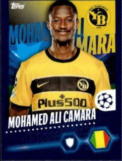 Mohamed Ali Camara BSC Young Boys samolepka Topps UEFA Champions League 2023/24 #524