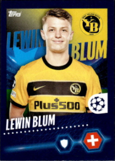 Lewin Blum BSC Young Boys samolepka Topps UEFA Champions League 2023/24 #527