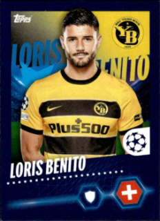 Loris Benito BSC Young Boys samolepka Topps UEFA Champions League 2023/24 #529