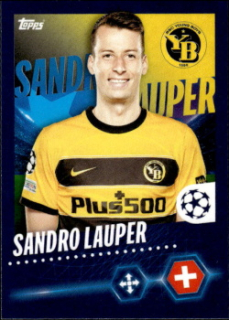 Sandro Lauper BSC Young Boys samolepka Topps UEFA Champions League 2023/24 #530