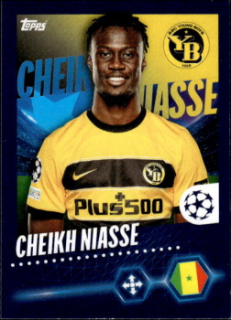 Cheikh Niasse BSC Young Boys samolepka Topps UEFA Champions League 2023/24 #535