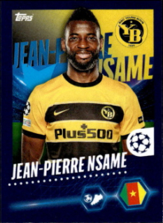 Jean-Pierre Nsame BSC Young Boys samolepka Topps UEFA Champions League 2023/24 #536
