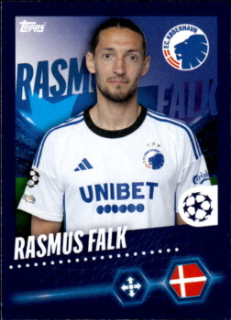 Rasmus Falk FC Kobenhavn samolepka Topps UEFA Champions League 2023/24 #553