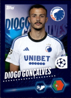Diogo Goncalves FC Kobenhavn samolepka Topps UEFA Champions League 2023/24 #555