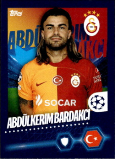 Abdulkerim Bardakci Galatasaray AS samolepka Topps UEFA Champions League 2023/24 #563