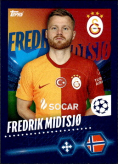 Fredrik Midtsjo Galatasaray AS samolepka Topps UEFA Champions League 2023/24 #569