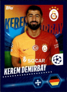 Kerem Demirbay Galatasaray AS samolepka Topps UEFA Champions League 2023/24 #570