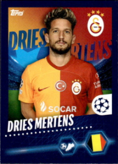 Dries Mertens Galatasaray AS samolepka Topps UEFA Champions League 2023/24 #575