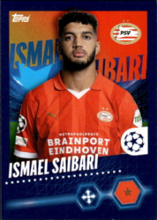 Ismael Saibari PSV Eindhoven samolepka Topps UEFA Champions League 2023/24 #590