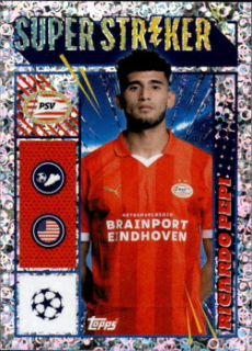 Ricardo Pepi PSV Eindhoven samolepka Topps UEFA Champions League 2023/24 Super Striker #595