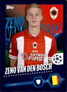 Zeno Van Den Bosch Royal Antwerp FC samolepka Topps UEFA Champions League 2023/24 #601
