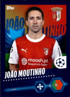 Joao Moutinho SC Braga samolepka Topps UEFA Champions League 2023/24 #622