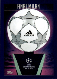 Final Milan 2001 samolepka Topps UEFA Champions League 2023/24 UCL adidas Starball History #636