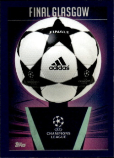 Final Glasgow 2002 samolepka Topps UEFA Champions League 2023/24 UCL adidas Starball History #637