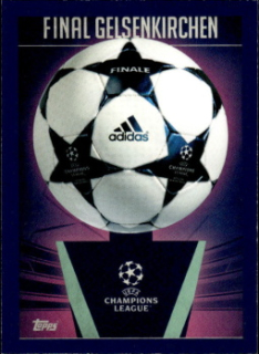 Final Gelsenkirchen 2004 samolepka Topps UEFA Champions League 2023/24 UCL adidas Starball History #639