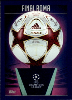 Final Rome 2009 samolepka Topps UEFA Champions League 2023/24 UCL adidas Starball History #644