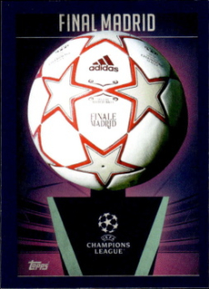 Final Madrid 2010 samolepka Topps UEFA Champions League 2023/24 UCL adidas Starball History #645