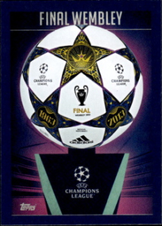 Final London 2013 samolepka Topps UEFA Champions League 2023/24 UCL adidas Starball History #648