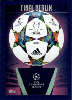 Final Berlin 2015 samolepka Topps UEFA Champions League 2023/24 UCL adidas Starball History #650