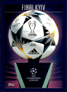 Final Kyiv 2018 samolepka Topps UEFA Champions League 2023/24 UCL adidas Starball History #653