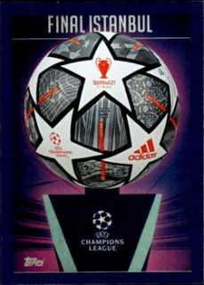 Final Porto 2021 samolepka Topps UEFA Champions League 2023/24 UCL adidas Starball History #656