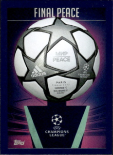 Final Paris 2022 samolepka Topps UEFA Champions League 2023/24 UCL adidas Starball History #657