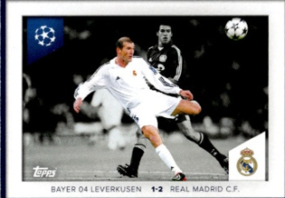 Zinedine Zidane Real Madrid samolepka Topps UEFA Champions League 2023/24 Memories That Stick #659