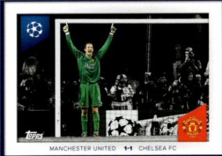 Edwin Van Der Sar Manchester United samolepka Topps UEFA Champions League 2023/24 Memories That Stick #661