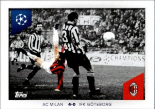Marco van Basten A.C. Milan samolepka Topps UEFA Champions League 2023/24 Memories That Stick #662
