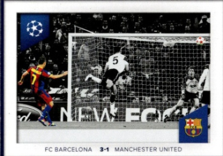 David Villa FC Barcelona samolepka Topps UEFA Champions League 2023/24 Memories That Stick #678