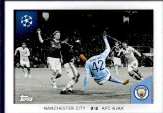 Yaya Toure Manchester City samolepka Topps UEFA Champions League 2023/24 Memories That Stick #679